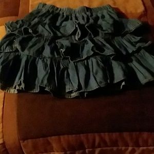 A blue skirt and really cute